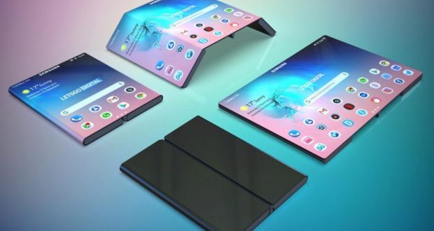 سامسونگ مشغول طراحی دو نمایشگر منعطف دوگانه است gsmarena - سامسونگ مشغول طراحی دو نمایشگر منعطف دوگانه است