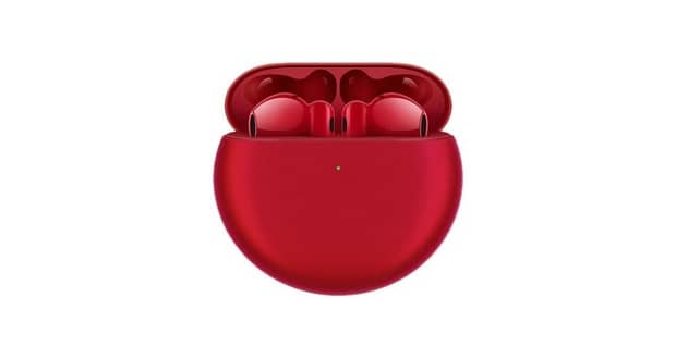 Huawei FreeBuds 4 red Copy - هواوی از نسخه قرمز رنگ ایرباد فری بادز ۴ رونمایی کرد