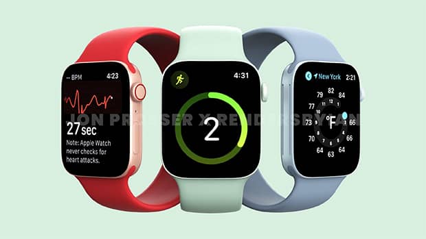اپل واچ 8 Pro با بدنه تیتانیومی، به جنگ ضربهها خواهد رفت Apple Watch 8 Render - اپل واچ 8 Pro با بدنه تیتانیومی، به جنگ ضربهها خواهد رفت
